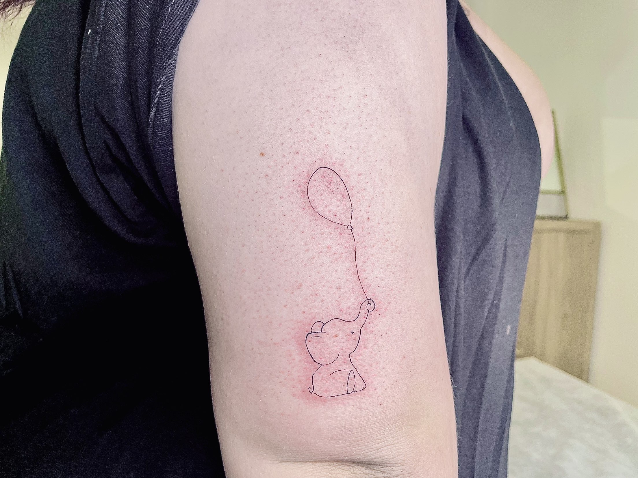 Fine line tattoo portfolio piece 2